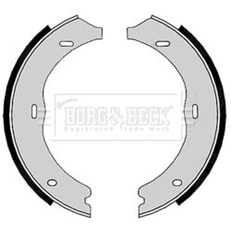 Borg & Beck Parking Brake Shoe Set BBS6365