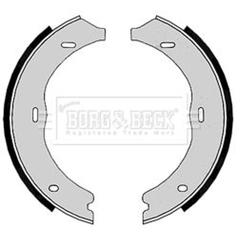 Borg & Beck Parking Brake Shoe Set BBS6365