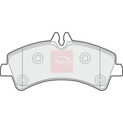 Apec Rear Brake Pad Set PAD1517