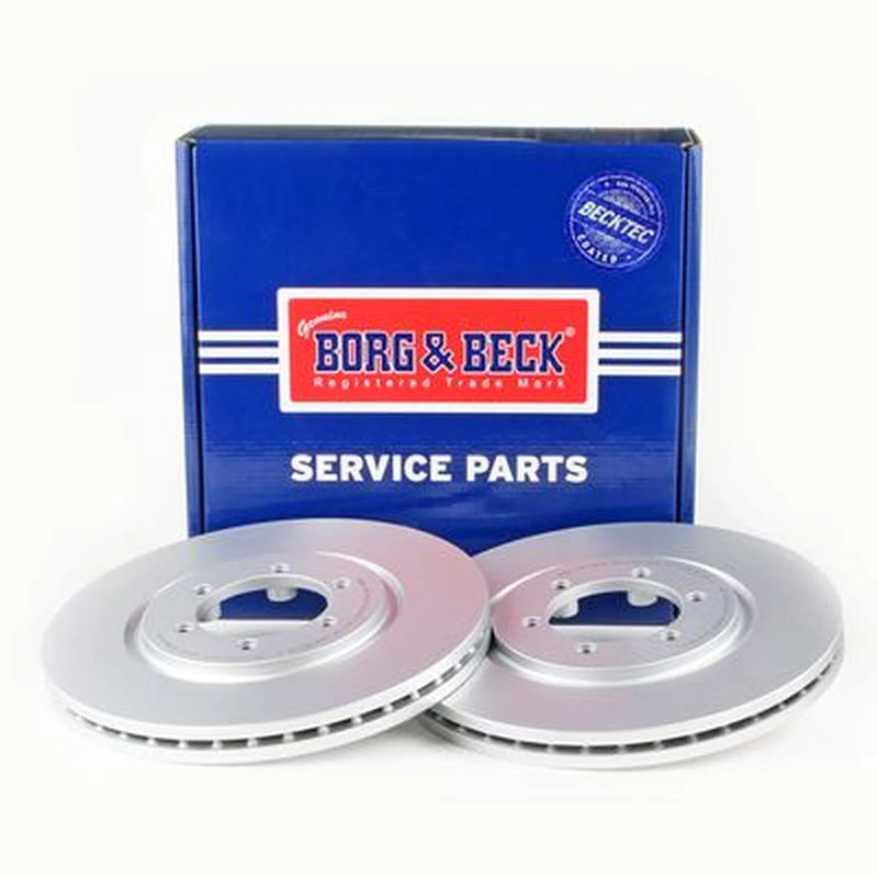 Borg & Beck 2 x Vented Front Brake Discs BBD4583