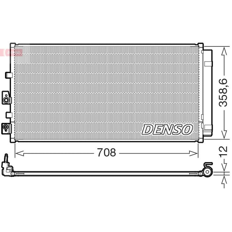 Denso Air Conditioning Condenser DCN10061