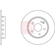 Apec 2 x Solid Front Brake Discs DSK629