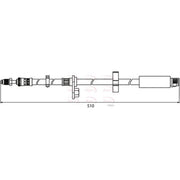 Apec Brake Hydraulic Hose Line Front HOS3913