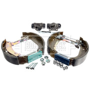 Borg & Beck Brake Shoe Set Axle Kit BBS1058K