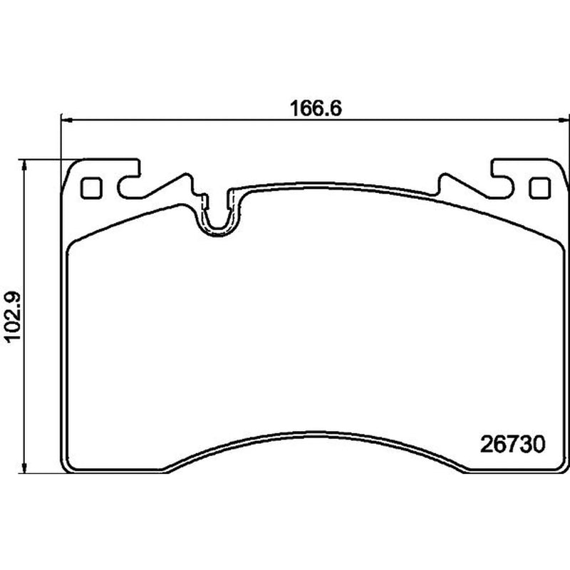 Mintex Front Brake Pad Set MDB4353