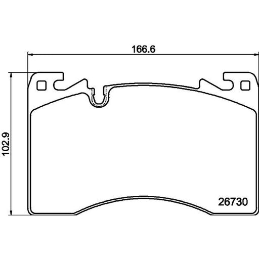 Mintex Front Brake Pad Set MDB4353