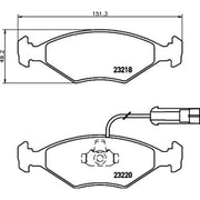 Mintex Front Brake Pad Set MDB1949