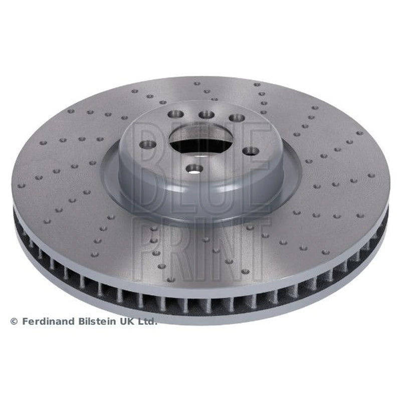Blue Print 2 x Slotted/Perforated Front Brake Discs ADBP430141