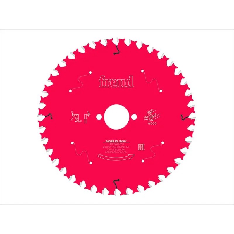 Freud Wood Circular Saw Blade 190 x 30 x 2.4/1.6mm x 40T - F03FS09718