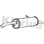 Klarius Box With Tail Pipe Rear PG800W
