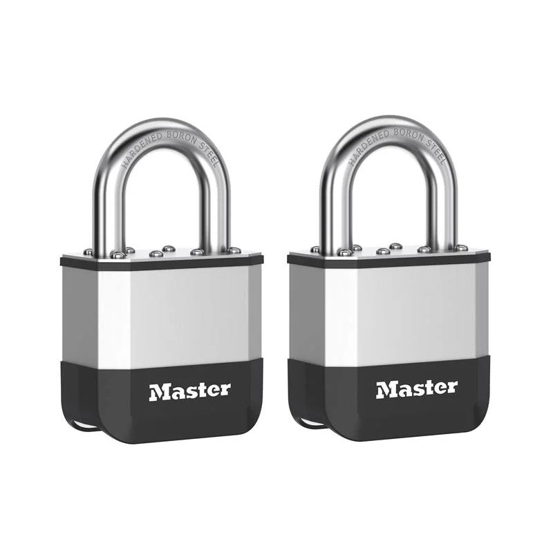 Master Lock Elite™ Laminated 52mm Padlock - 25mm Shackle (Pack of 2) - PK5EURT