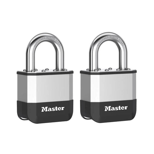 Master Lock Elite™ Laminated 52mm Padlock - 25mm Shackle (Pack of 2) - PK5EURT
