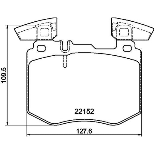 DON Front Brake Pad Set PCP2199