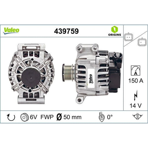 Valeo Car Alternator 12V 439759