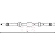 Apec Brake Hydraulic Hose Line Front HOS4105