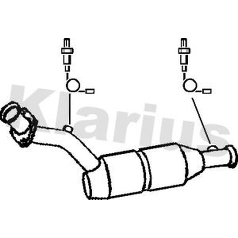 Klarius Catalyst Type Approved With Pipe Front 322656