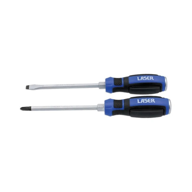 Laser Tools Pound Thru Screwdriver Set 2pc - PL
