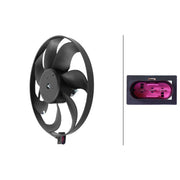 Hella Engine Cooling Fan Left 8EW 366 420-011