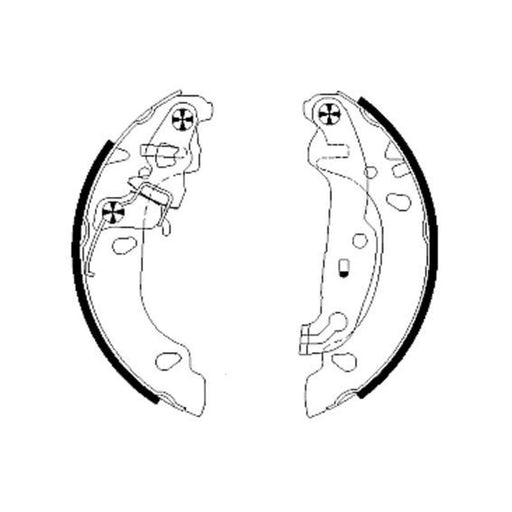 Mintex Brake Shoe Set Axle Kit MFR524