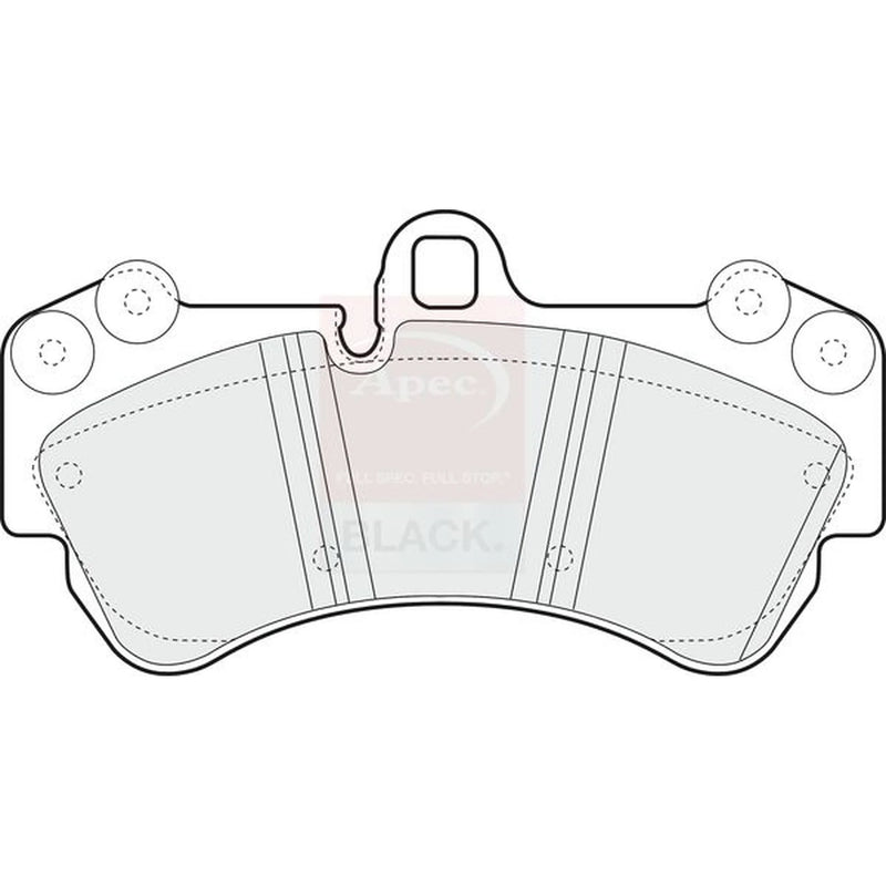Apec Front Brake Pad Set PAD1314B