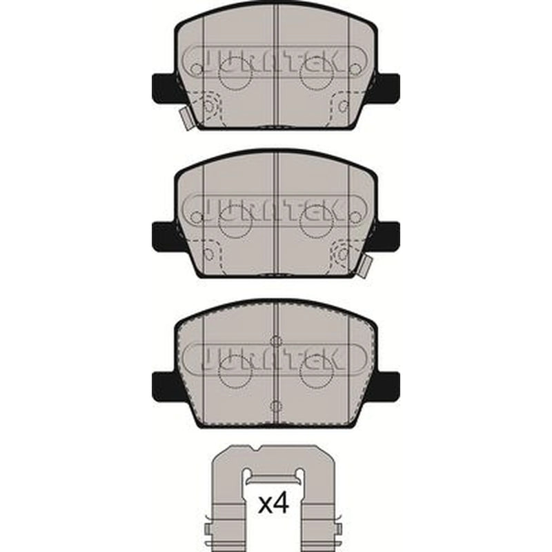 Juratek Front Brake Pad Set JCP8563