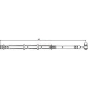 Apec Brake Hydraulic Hose Line Front HOS3309