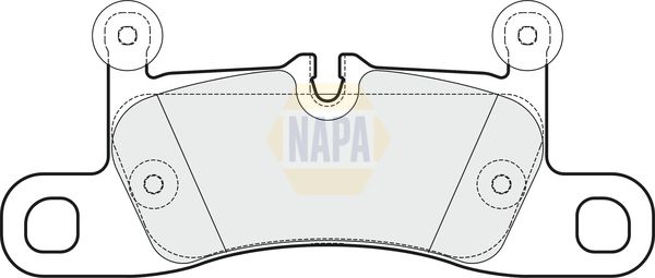 NAPA Front Vented & Rear Vented Brake Discs & Pads fits AUDI BENTLEY PORSCHE
