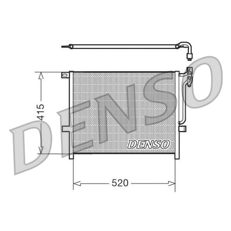 Denso Air Conditioning Condenser DCN05010
