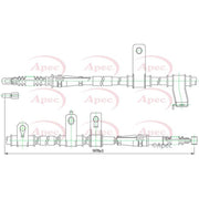 Apec Handbrake Cable Right Rear CAB1234