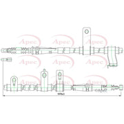 Apec Handbrake Cable Right Rear CAB1234