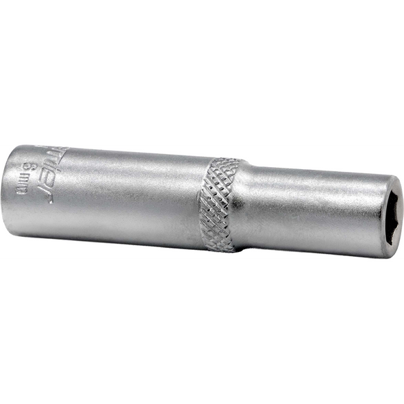 Sealey 1/4"Dr Deep Socket 6mm (Micro Satin Finish)