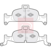Apec Front Brake Pad Set PAD2133