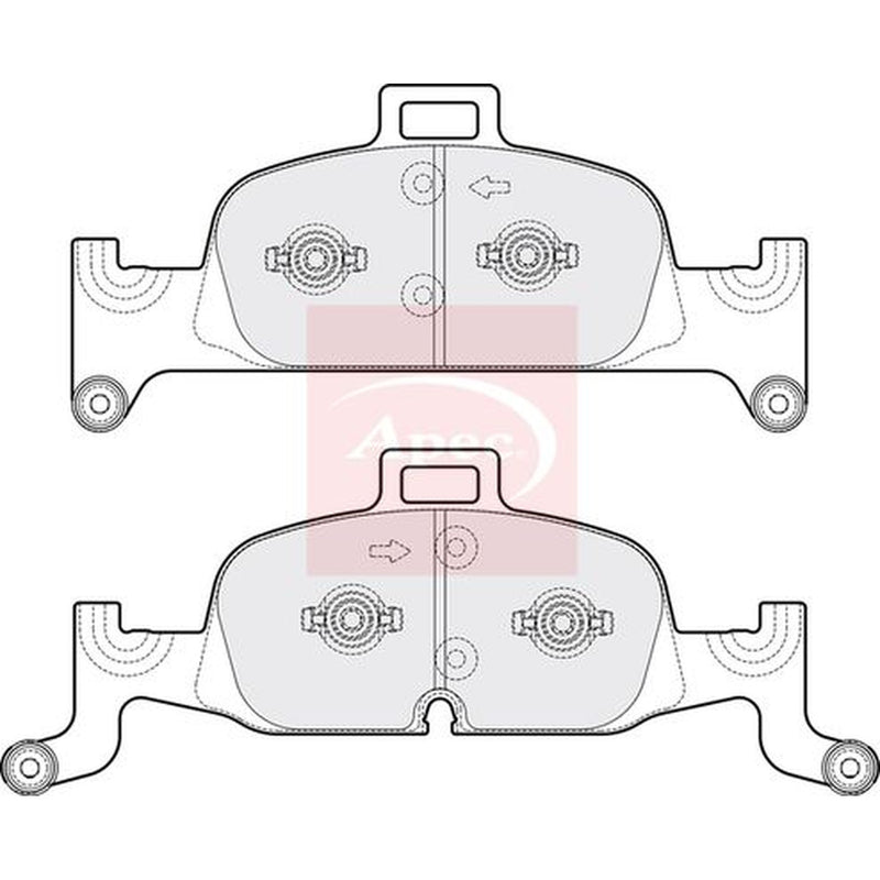 Apec Front Brake Pad Set PAD2133