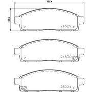 DON Front Brake Pad Set PCP1114