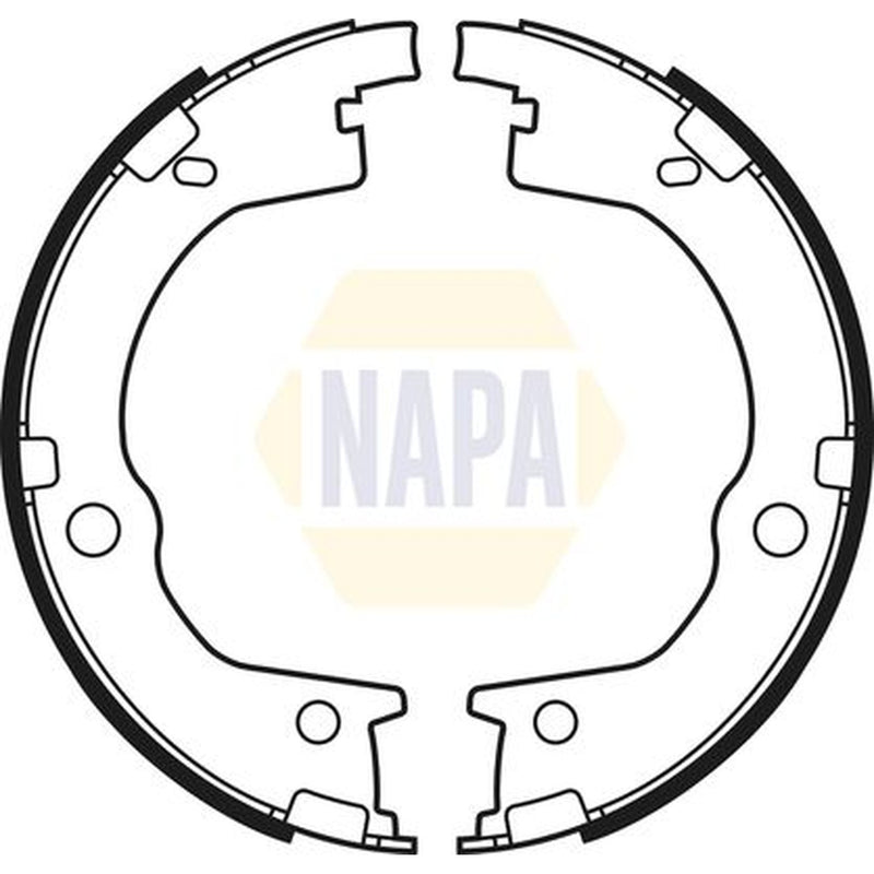 NAPA Parking Brake Shoe Set NBS5038