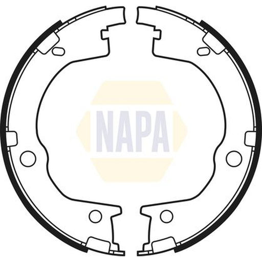 NAPA Parking Brake Shoe Set NBS5038