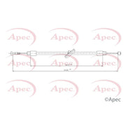 Apec Handbrake Cable Centre CAB1761