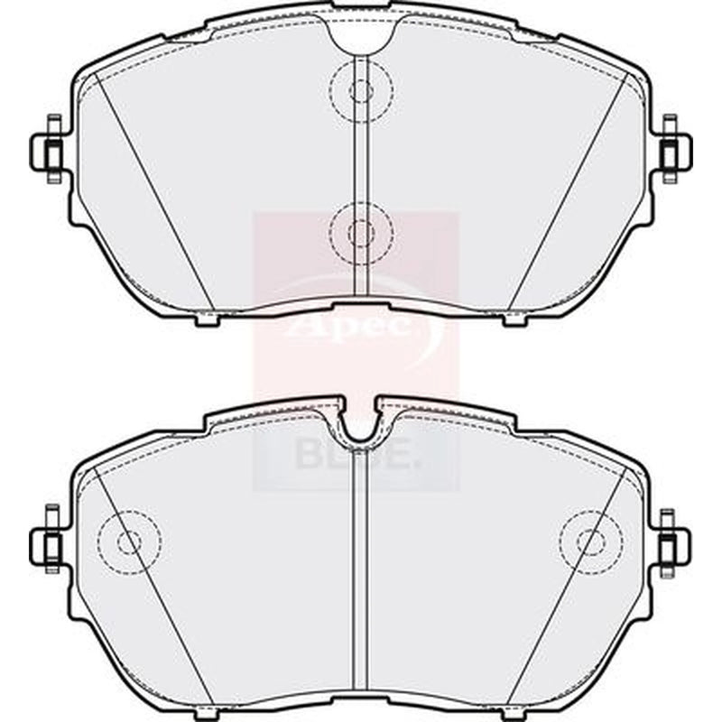 Apec Front Brake Pad Set PD3772