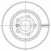 Borg & Beck 2 x Vented Front Brake Discs BBD5494