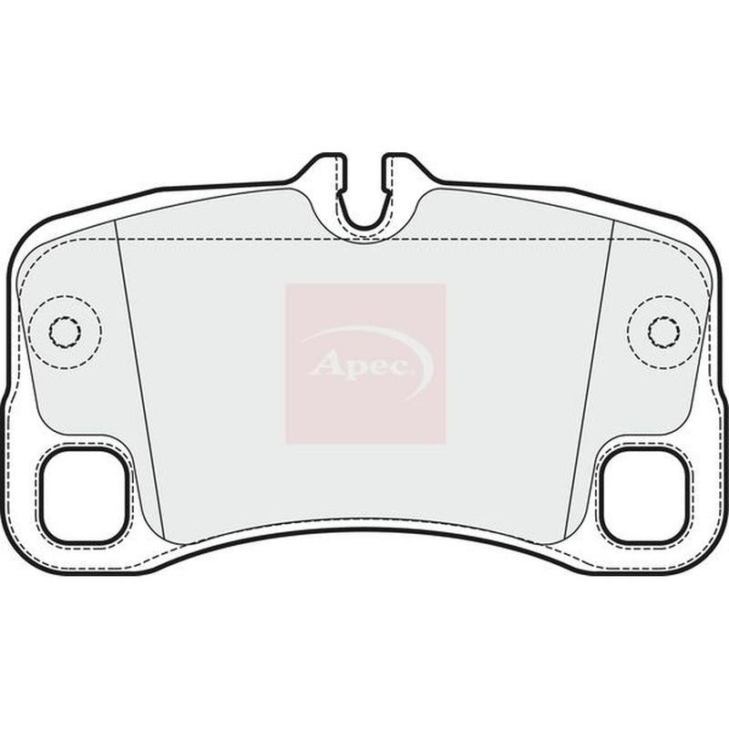 Apec Rear Brake Pad Set PAD1679