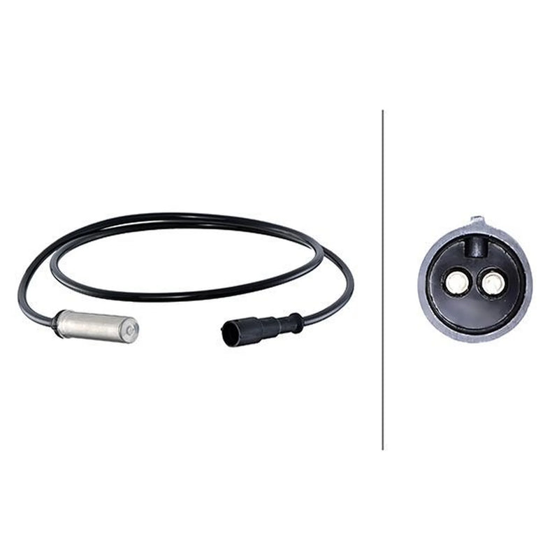 Hella ABS Wheel Speed Sensor Rear Right 6PU 230 048-411
