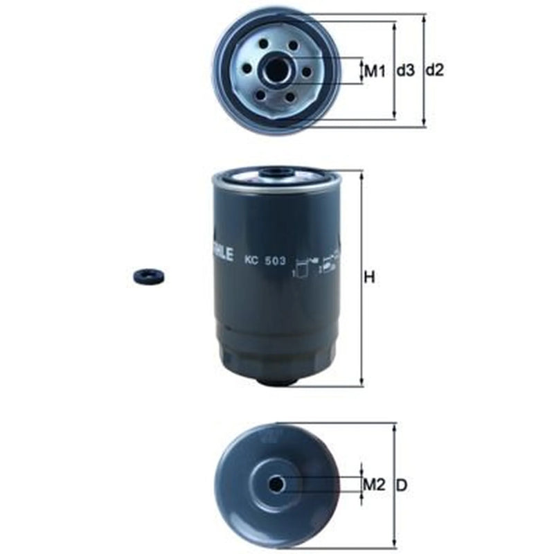 Mahle Fuel Filter Element KC 503D