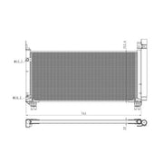NRF Air Conditioning Condenser 350466