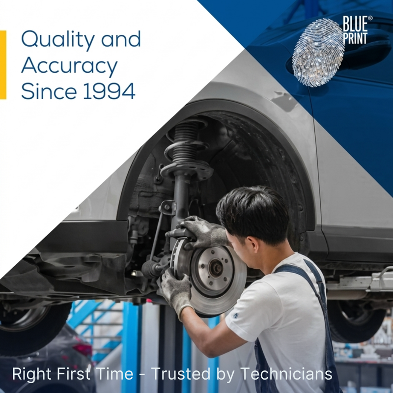 Blue Print 2 x Internally Vented Front Brake Discs ADBP430280