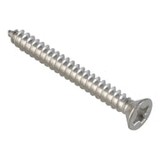 ForgeFix Self-Tapping Screw Pozi Compatible CSK A2 SS 1.1/2in x 8 ForgePack 12