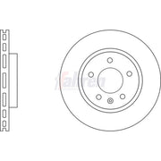 Fahren 2 x Vented Rear Brake Discs FBD6790
