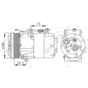 NRF Air Conditioning Compressor 32250