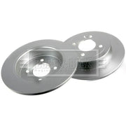 Borg & Beck 2 x Solid Rear Brake Discs BBD5296