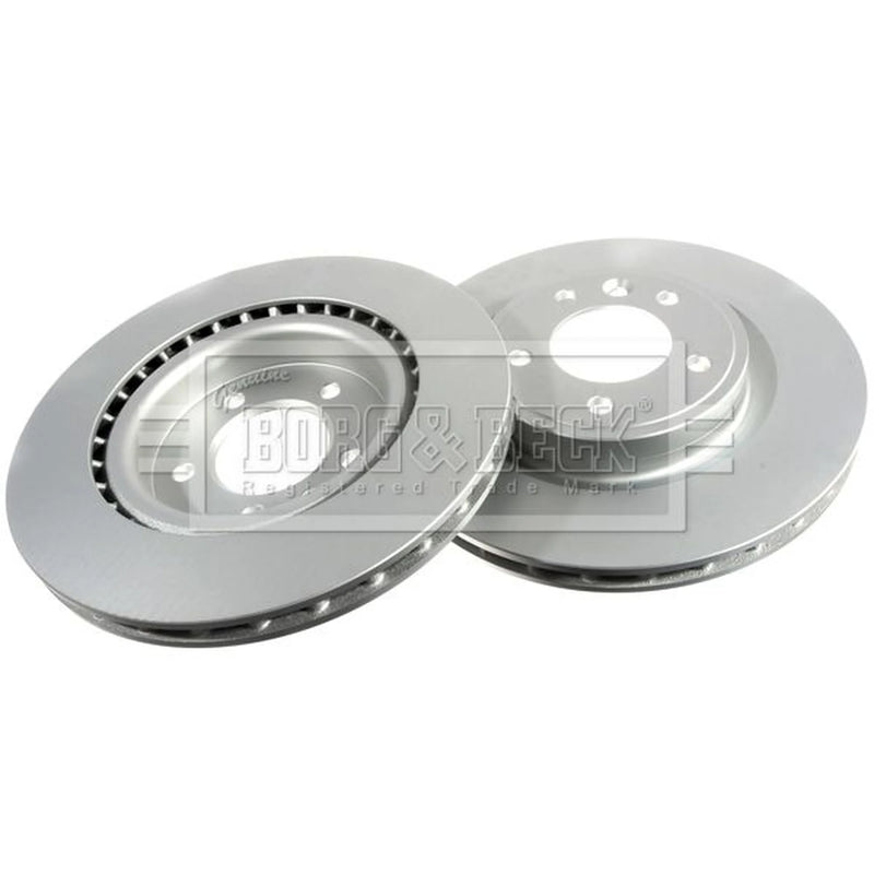 Borg & Beck 2 x Vented Rear Brake Discs BBD5626