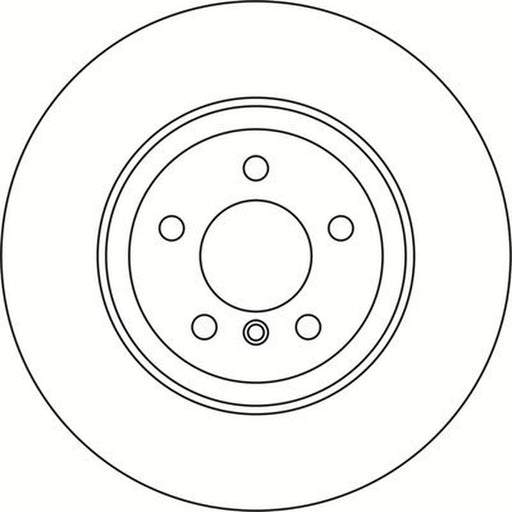 Abtex 2 x Vented Rear Brake Discs BD2033V